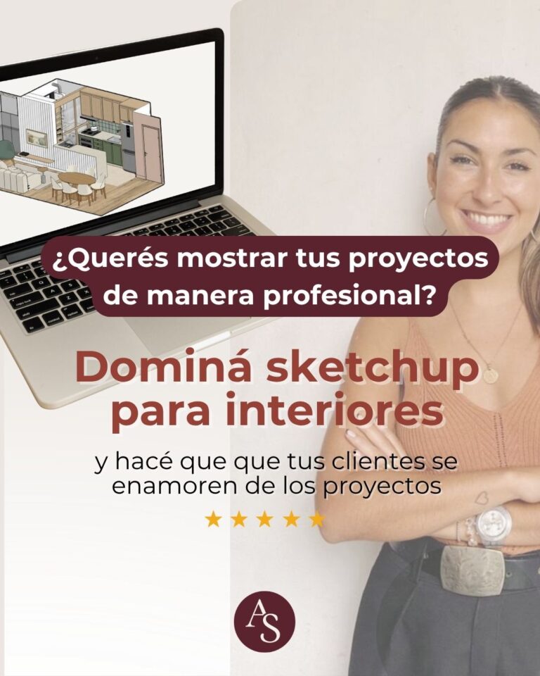 Dominá sketchup para interiores